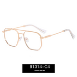 Men’s Ultra-Light Full Frame Blue Light Blocking Glasses – Classic Metal Eyewear