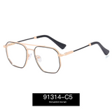 Men’s Ultra-Light Full Frame Blue Light Blocking Glasses – Classic Metal Eyewear