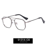 Men’s Ultra-Light Full Frame Blue Light Blocking Glasses – Classic Metal Eyewear