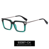 Men’s Retro Full Frame Blue Light Blocking Glasses – Metal Eyewear With Myopia-Ready