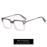 Men’s Retro Full Frame Blue Light Blocking Glasses – Metal Eyewear With Myopia-Ready