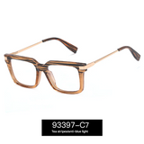 Men’s Retro Full Frame Blue Light Blocking Glasses – Metal Eyewear With Myopia-Ready
