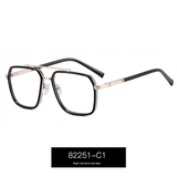 Men’s Full Frame Anti-Blue Light Glasses – Minimalist Box Style Eyewear