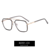 Men’s Full Frame Anti-Blue Light Glasses – Minimalist Box Style Eyewear