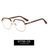 Men’s Square Anti-Blue Light Glasses – Business Style Full Frame Eyewear