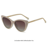 Women’s Magnetic Clip-On Polarized Sunglasses – Butterfly Frame