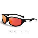 [Solarix] Silver Wraparound Sunglasses