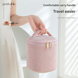 Velvet Cosmetic Bag Set – 4-Piece Travel Makeup Organizer for Women