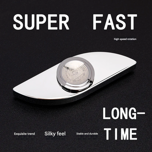 Stainless Steel Eye Fidget Spinner – Precision Finger Gyroscope for Stress Relief