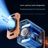 USB Rechargeable Waist Fan – Bladeless, High-Speed, 100-Gear Cooling Device