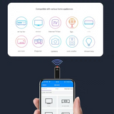 Universal Infrared Smart Remote for iOS/Android – Capsule-Style TV & AC Controller