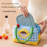 Insulated Lunch Bag – Large Capacity Cute Cartoon Style, Portable & Leak-Resistant