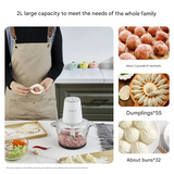 Electric Food Processor – Multi-Function Meat Grinder & Garlic Masher