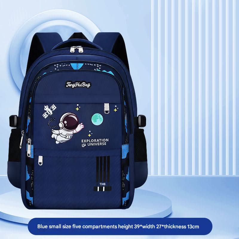 Boys' Elementary School Backpack – Large-Capacity Schoolbag for Grades 1-6
