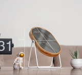 Rotatable Bamboo Makeup Mirror- Dressing Mirror