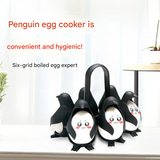 Penguin Egg Steamer – Cute Plastic Egg Boiler & Storage Rack