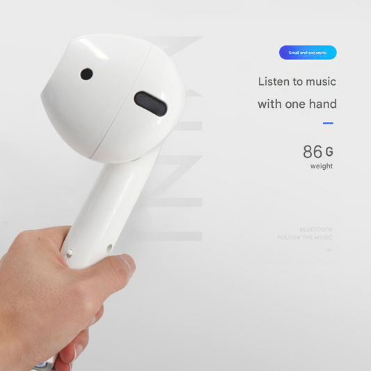 Giant TWS Earbud-Style Bluetooth Speaker – USB Powered, TF/U Disk Compatible