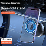3-Axis Magnetic Car Phone Holder – Foldable Dashboard Mount with Suction Base