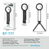 MagSafe Carabiner Phone Stand – Foldable Magnetic Tripod Mount for Live Streaming