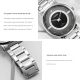 Sinobi Men's Quartz Business Watch – Slim Stainless Steel Waterproof Timepiece