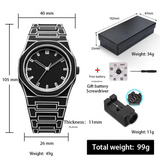 Men’s Sports Quartz Watch – Waterproof Large Dial Timepiece
