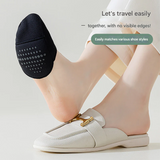 Women’s Invisible Half-Slip Cotton Socks for Heels – Thin, Non-Slip, Shallow Sandal Socks