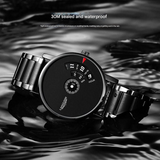 Ultra-Thin Men’s Quartz Watch, Large Dial