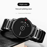 Ultra-Thin Men’s Quartz Watch, Large Dial