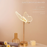 Dimmable Butterfly Night Light – Luxury Acrylic Table Lamp for Bedroom
