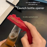 Creative Bottle Cap Launcher Opener – Fun T-Shaped ABS Beer Opener