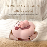 Rechargeable Hand Warmer with Night Light - Cute Cloud Design
