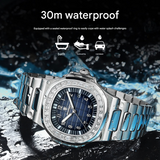 Swiss Luxury Quartz Watch for Men, Luminous
