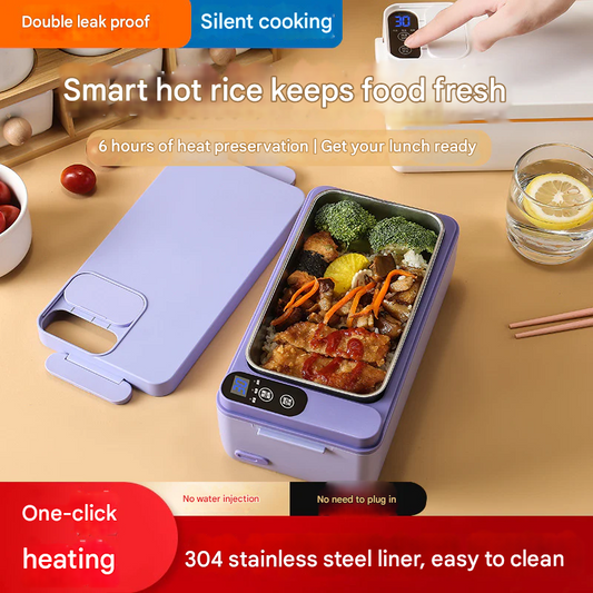Rechargeable Electric Lunch Box – Portable Food Warmer for Office & Home