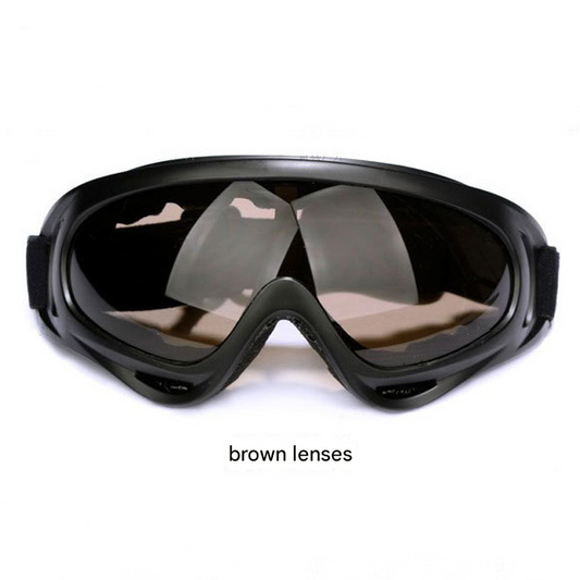 Unisex Sports Sunglasses – Windproof Ski & Motorcycle Goggles with Full Frame Protection