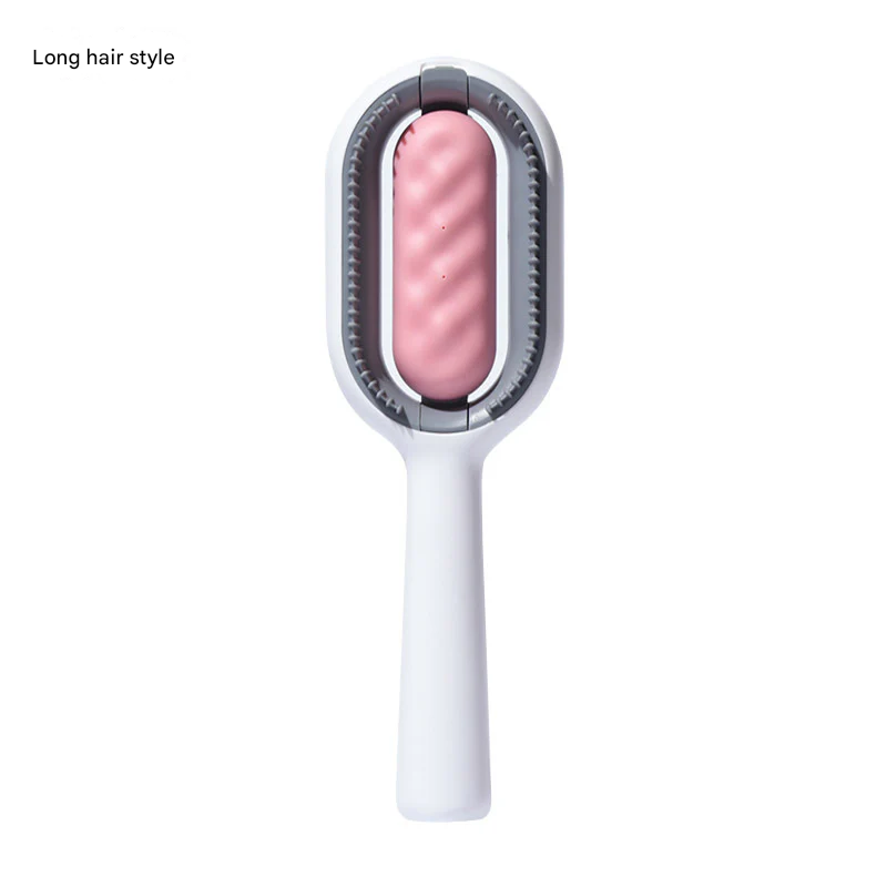 Pet Hair Removal Comb with Wet Wipes – Water-Tank Grooming Brush for Cats & Dogs