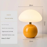 Ceramic Mushroom Table Lamp – Cream Style Bedside Night Light