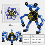 Luminous Mechanical Fidget Gyroscope Toy – ABS Finger Spinner with Steel Ball