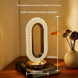 Crystal Touch Table Lamp – Luxury Bedside Night Light with 3-Color Modes