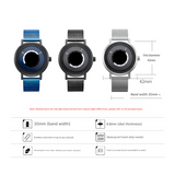 Sinobi Men’s Concept Quartz Watch – Waterproof Stainless Steel Strap Fashion Timepiece