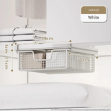 Pull-Out Hanging Storage Shelf – Carbon Steel Organizer for Kitchen, Bathroom & Closet