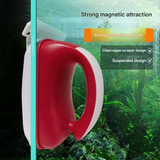 Magnetic Aquarium Glass Cleaner – Algae Scraper Brush for Fish Tanks with Multi-Angle Cleaning
