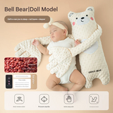 Baby Soothing Plush Toy with Patting Motion – Remote-Controlled Anti-Startle Sleep Aid