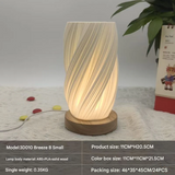 Touch-Control Vase Night Light – Bamboo Wood Atmosphere Lamp with 3-Color Dimming