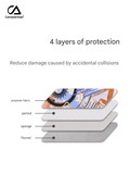 Stylish Scribble Laptop Sleeve – Shock-Resistant Polyester Case for 11–15 Inch Devices