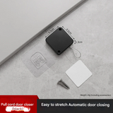 Automatic Punch-Free Door Closer – Silent Pull Rope Design for Sliding & Room Doors