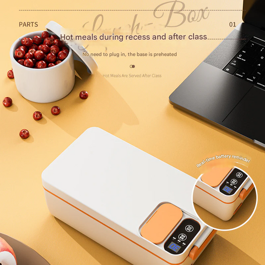 Rechargeable Electric Lunch Box – Portable Food Warmer for Office & Home