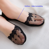 Women’s Lace Invisible Socks – Non-Slip Ultra-Thin Mesh Boat Socks for Everyday Comfort