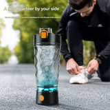 Electric Protein Shaker Bottle – USB Rechargeable Mixing Cup for Fitness & Smoothies