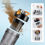 Electric Protein Shaker Bottle – USB Rechargeable Mixing Cup for Fitness & Smoothies