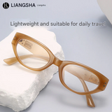 Cat-Eye Anti-Blue Light Glasses – TR90 Butterfly Frames for Small Faces, Myopia-Ready